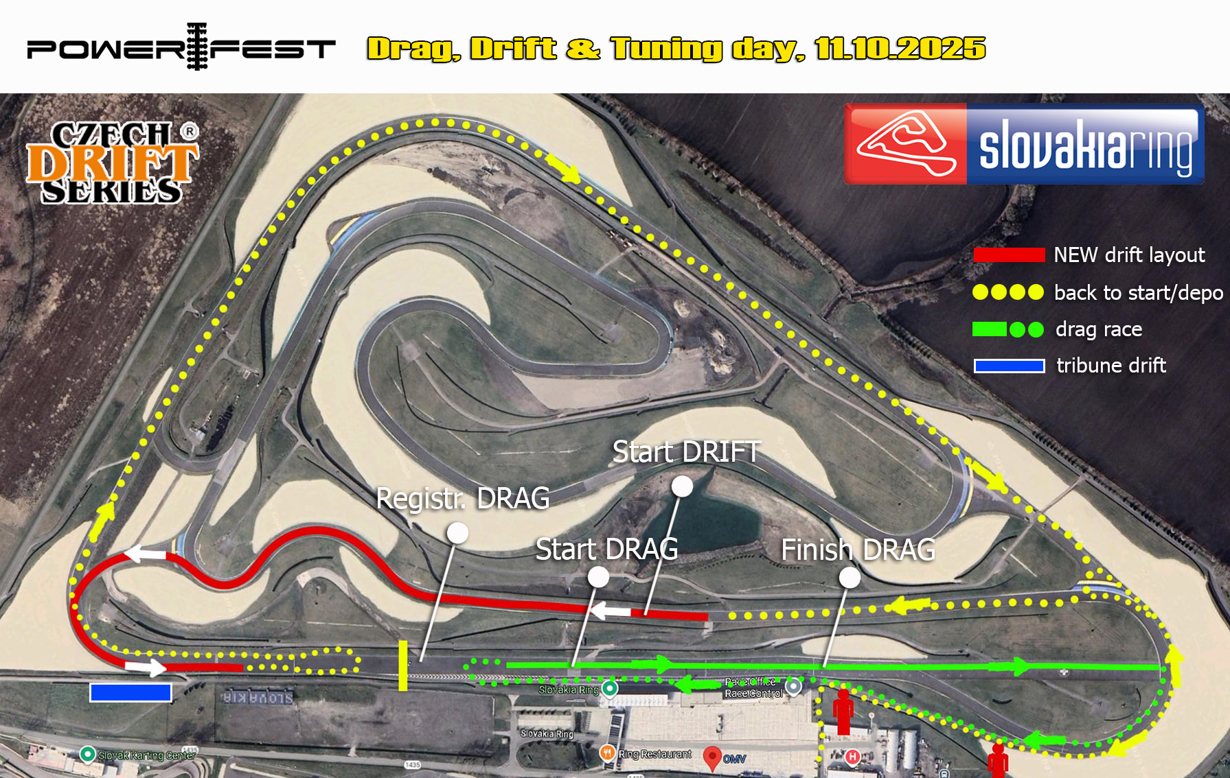 POWER FEST S Ring mapa