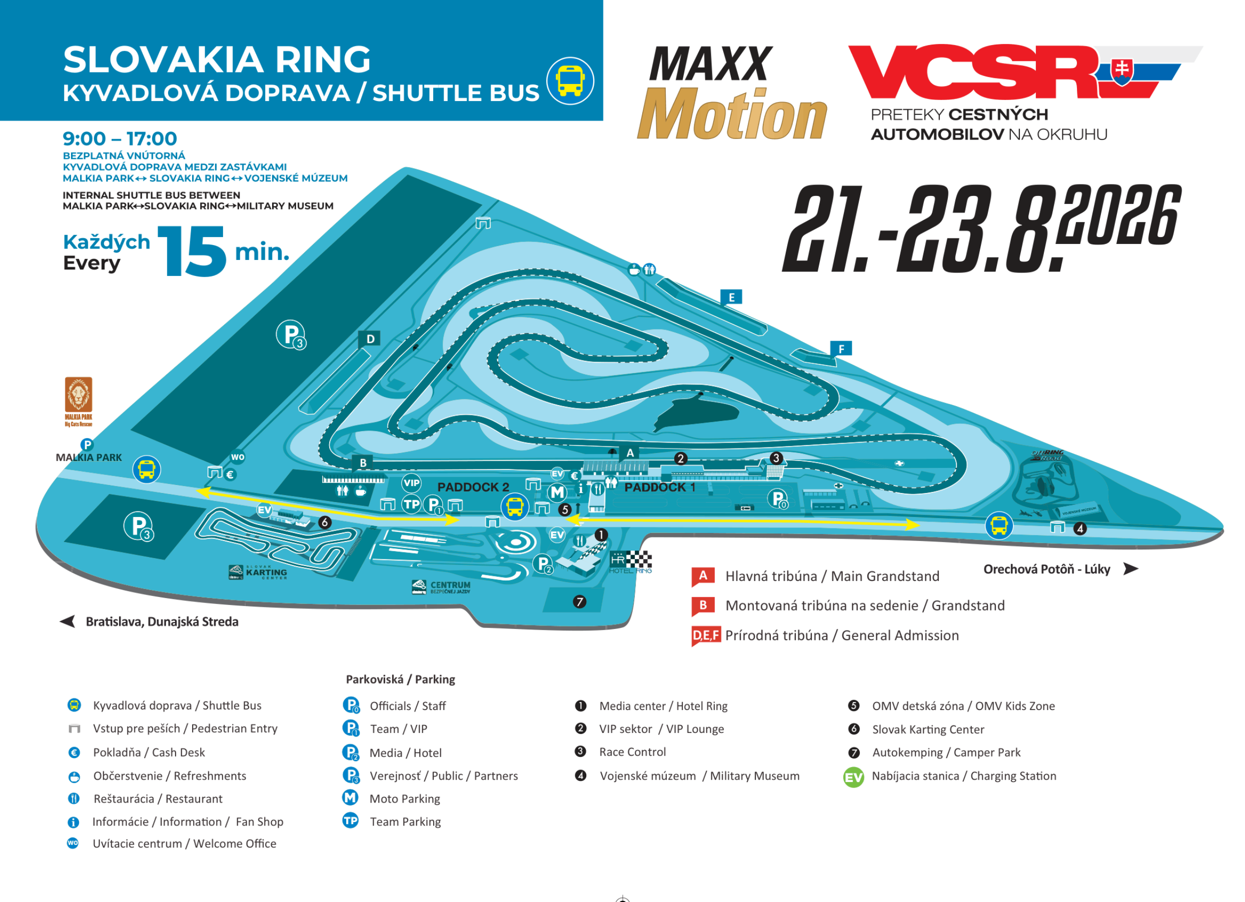 SRA SHUTTLE MAPA VCSR26