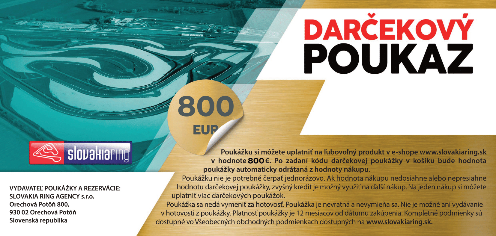 Poukazka 800