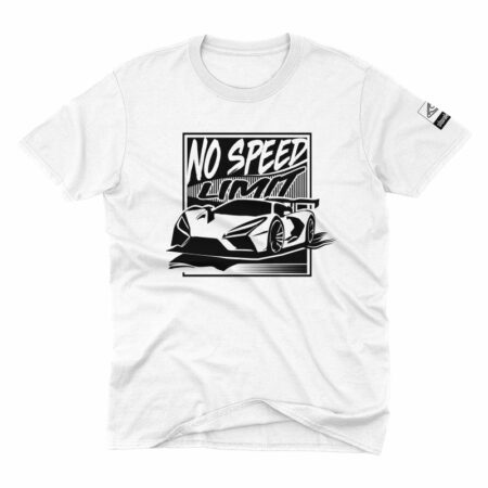 Tricko no speed biela cierna