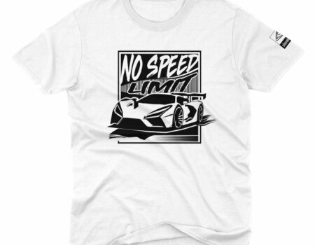 Tricko no speed biela cierna