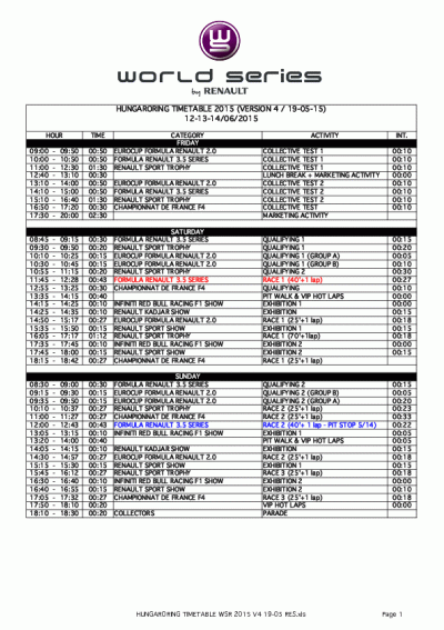 Csm HUNGARORING TIMETABLE WSR 2015 e09ddd5bdb